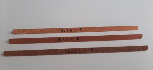 Lima Abrasiva Triangular 6  X 1/4      Kit 03 Pçs - G,m,fina 1