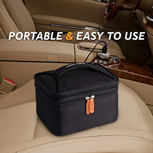 Hotlogic 16801174-blk Bolsa De Almuerzo Para Calentar Alimen 1