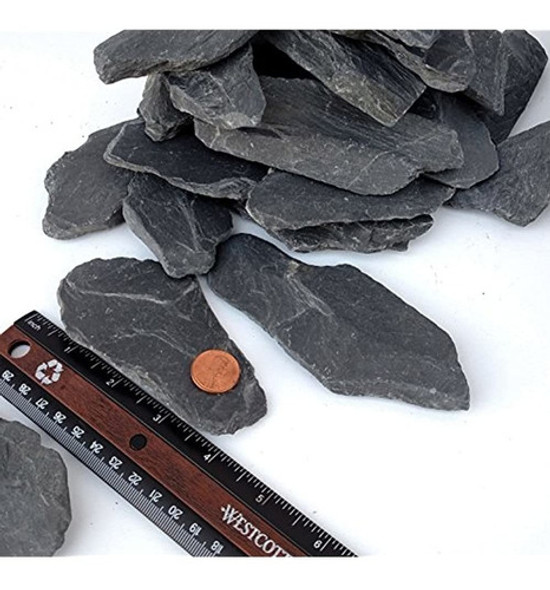 Piedras De Pizarra Naturales Rocas De 3 A 5 Pulgadas Para Ja 1