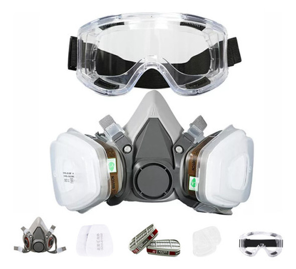 6200 Máscara Protetora De Poeira E Veneno 7 Em 1 0 6200 Máscara Protetora De Poeira E Veneno 7 Em 1 0