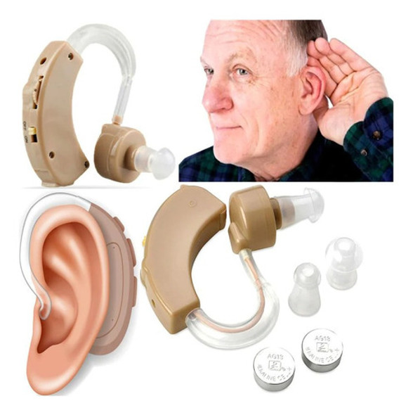 Kit Audifono Hipoacusicos Oido Sordera Sordos Amplificador ! 0