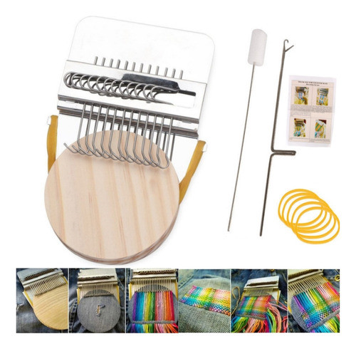 Ferramenta De Tecelagem Doméstica Sewing Patch Small Loom 0
