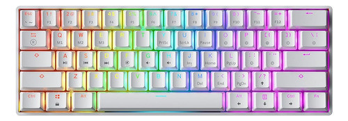 Teclado Mecánico Para Juegos Gk61 - 61 Teclas Rgb Multicolor 0