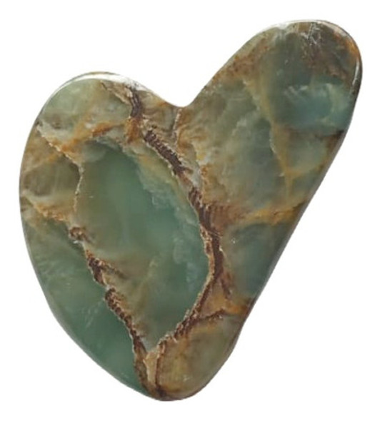 Guasha Corazón Grande, Masajeador Facial De Ónix Azul 0 Guasha Corazón Grande, Masajeador Facial De Ónix Azul 0
