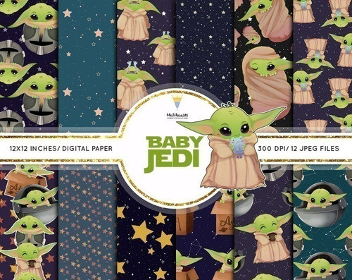 Papeles Digitales Jedi Star Wars M2 1