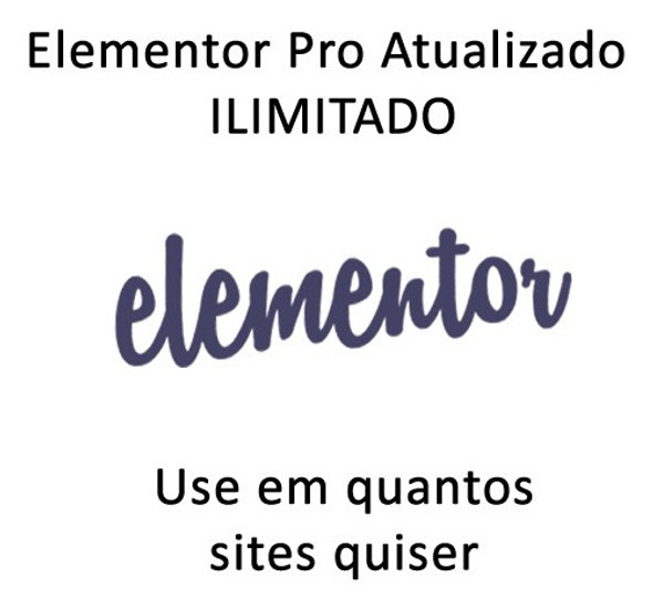 Elementor Pro Original Ilimitado + Brinde 1