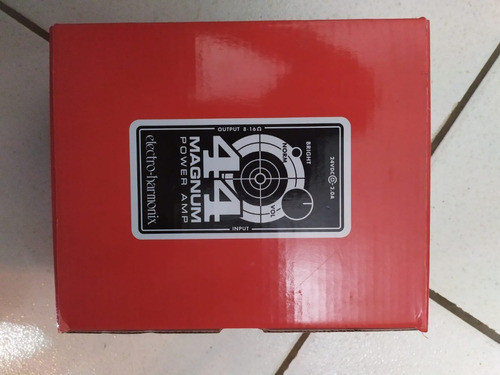 Caixa Embalagem Pedal 44 Magnum Power Amp Electro Harmonix 1