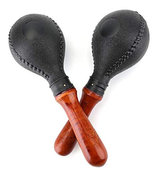 Suwimut Juego De 2 Maracas De Concierto De Madera, Agitadore 0