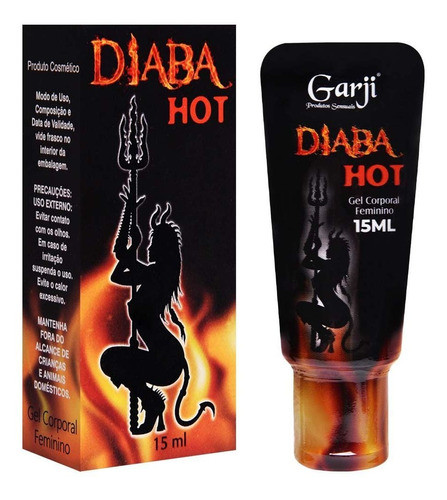 Gel Lubricante Excitante, Diabla Hot, Calienta! 0