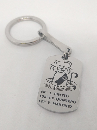 Llavero Acero River Plate Personalizado Escudo Logo Etc 0