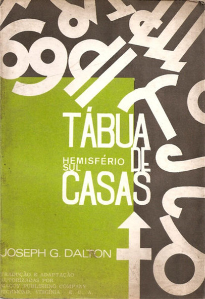 Tabua De Casas ( Hemisferio Sul ) - Joseph G. Dalton 0 Tabua De Casas ( Hemisferio Sul ) - Joseph G. Dalton 0