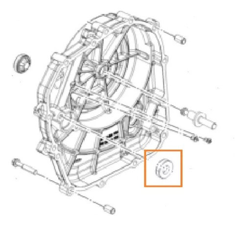 Reten Punta De Cigueñal Ktm Duke 250/390 - Cr Garage 0