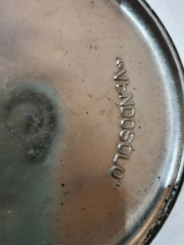 Antigua Tapa De Caramelera Vendosolo De 13 Cms De Diametro 1