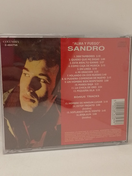 Sandro Alma Y Fuego Cd Nuevo 1 Sandro Alma Y Fuego Cd Nuevo 1