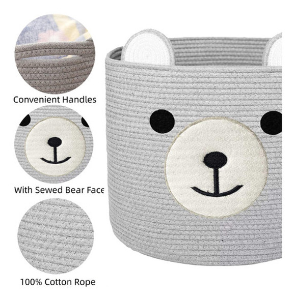 Cestas De Ropa Sucia Con Asas, Cesta Decorativa Para Sala De 1