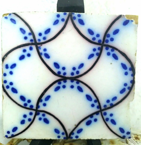 Antiguo Azulejo Pas De Calais, Desvres, Coleccion. 0
