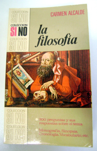 La Filosofia Carmen Alcalde Bruguera Coleccion Si No Boedo 0