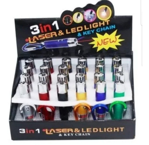 Puntero Laser 3 En 1 .laser + Luz Uv + Luz Blanca + Llavero 1