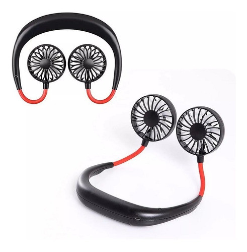 Ventilador Portátil Para Cuello  Recargable Running 3 Velo , 0