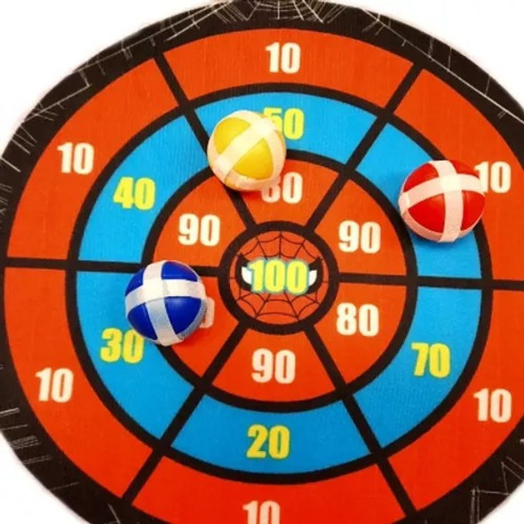 Spiderman Tiro Al Blanco Target Balls 3 Pelotas Ditoys 1