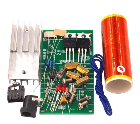 Kit Bobina Tesla Experimento Proyecto Armar 15w Musical 0