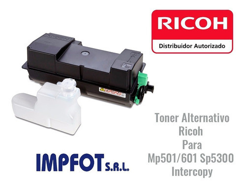 Toner Alt Ricoh Mp501/601 Sp5300 Intercopy 1