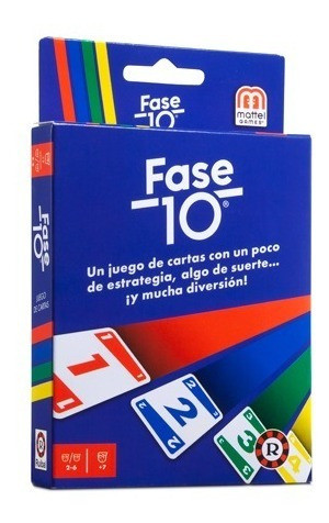 Fase 10 Juego De Cartas Original Mattel Ruibal Lloretoys 1