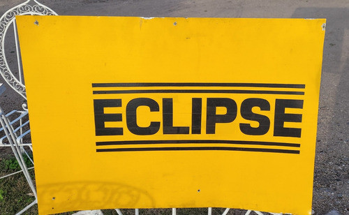 Cartel De Chapa Eclipse Publicidad 70 X 50 0