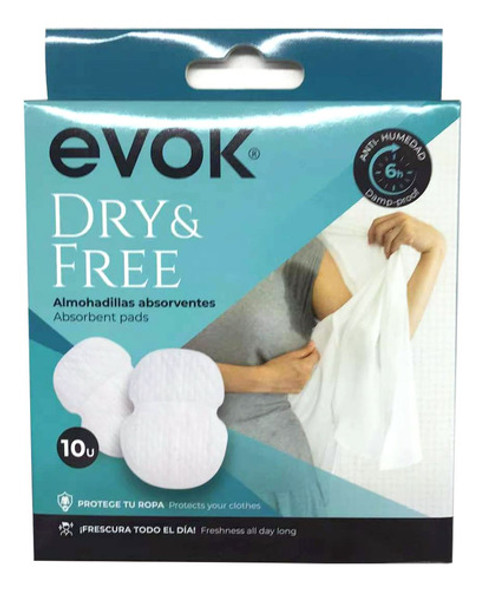 Almohadillas Absorbentes Evok 10 Unidades 0