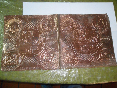 Placa Cobre W A Mozart Kotrona Erato Aoe Lechuza Mitologico 0