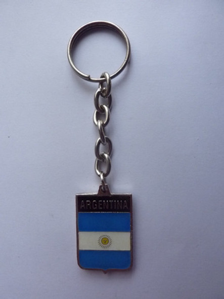 Llavero De Metal De Argentina Modelo 2 - Mdp 1
