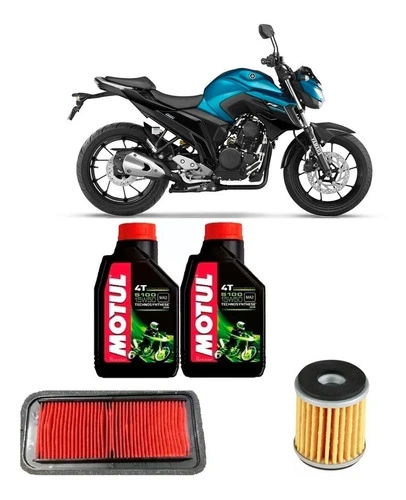 Kit Service Yamaha Fz25 Fz 250 Fas ** Motul + Filtros Fas! 0