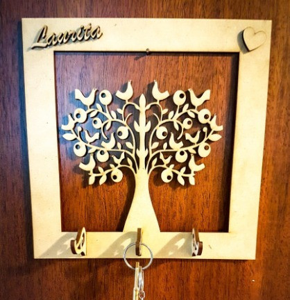 20 Porta Llaves Angel Guarda Personalizado Bautismo Comunion 1