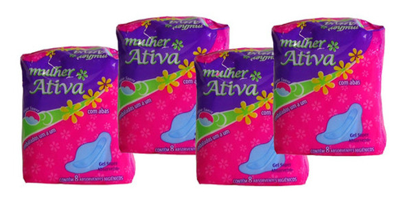 70 Pacotes C/8  Absorvente Suave C/ Abas  Total 560 Unidades 1