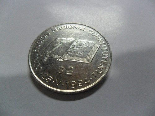 Moneda Argentina 2 Pesos Convencion Nacional Constituyente 0