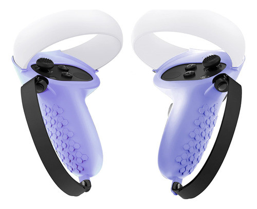 Fundas Protectoras De Silicona Para Meta Oculus Quest 2 Viol 1