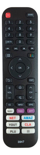 Control Remoto Noblex-hisense 594 / Dk50x6500 Jvc Lt32da312s 0