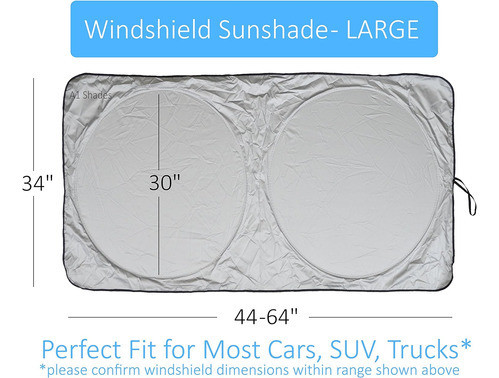 A1 Premium Automotive Uv Ray Deflector Car Parabrisas 1