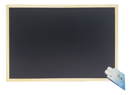 Pizarrón Pizarra Doble Incluye Borrador + Tizas 1