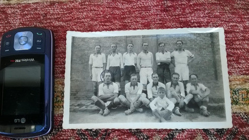 Antigua Foto Jugadores Fútbol De La Primer O Segunda Xx 0