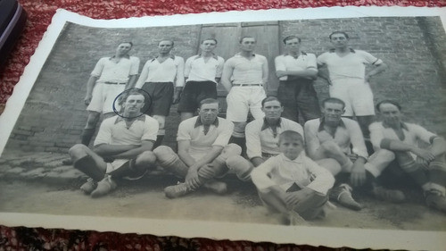 Antigua Foto Jugadores Fútbol De La Primer O Segunda Xx 1