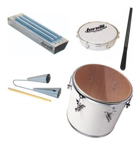 Repique De Mão Samba + Reco + Tamborim + Agogô 0