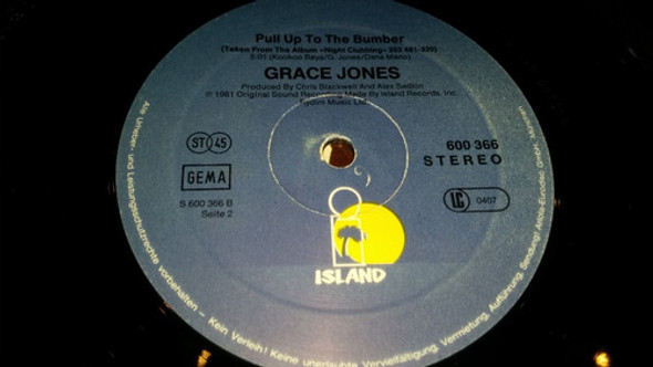 Grace Jones Ive Seen That Face Before (libertango) Maxi 1981 1