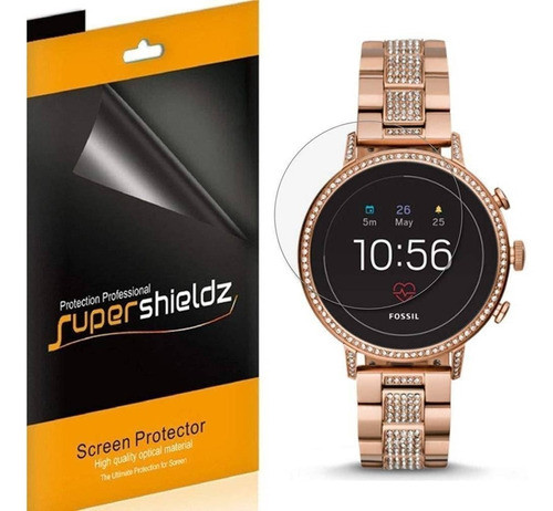 Protector De Pantalla Para Fossil Q Venture Hr Gen 4 (6 Un) 0