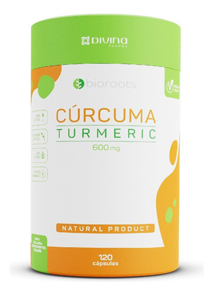 Bioroots Cúrcuma Com 120 Cápsulas 0