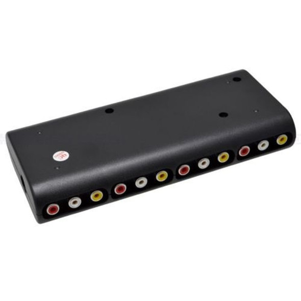 4 En 1 Interruptor De Señal De Audio Y Video Av Selector De 1