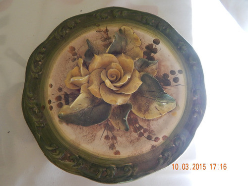 Lote Platitos Decoracion Colgantes 1 Con Imagen En Relieve 1