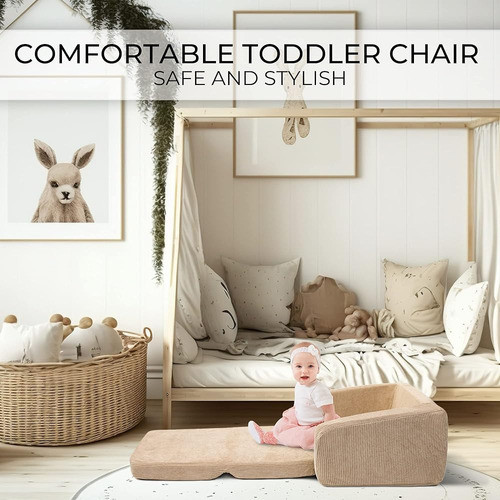 Zicoto Silla Elegante Para Niños Pequeños - Sofá Abatible Re 1