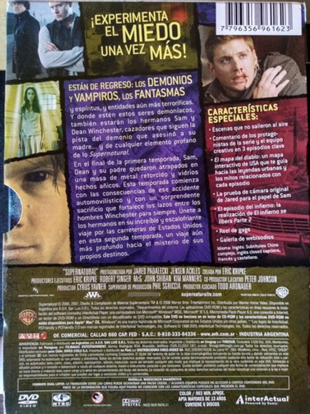 Supernatural Temporada 2 Dvd 1