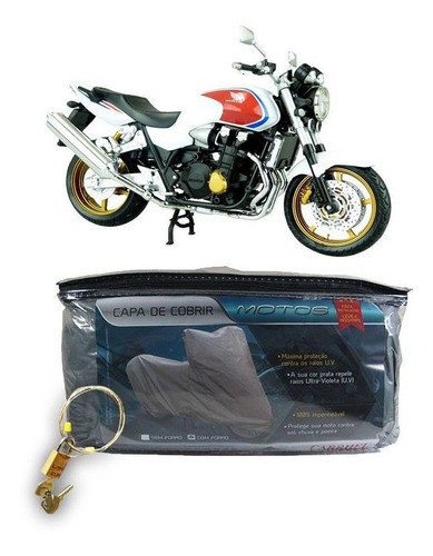Capa Com Cadeado Para Cobrir Honda Cb 1300 Sper Four 0